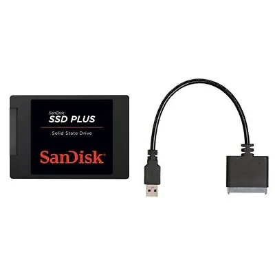 SanDisk SSD PLUS 240 GB Sata III 2.5 Inch Internal SSD Up To 530 MB/s Black SA • £46.44