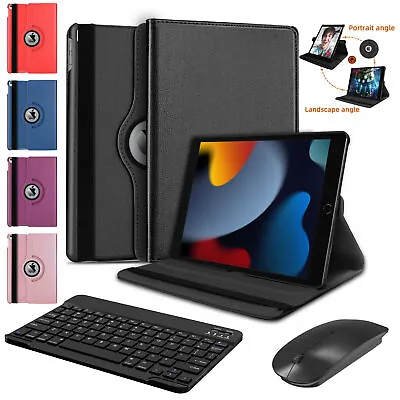 Wireless Bluetooth Keyboard Case/ Mouse For IPad 10.2  9th 8th 7th Generation • $24.95