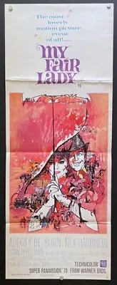 My Fair Lady Original Movie Poster Audrey Hepburn Rex Harrison*Hollywood Posters • $495