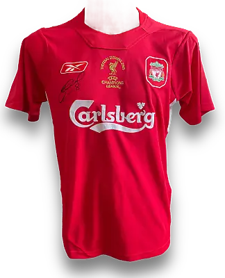 £175 • Buy Steven Gerrard Signed Liverpool Fc Istanbul 2005 Shirt
