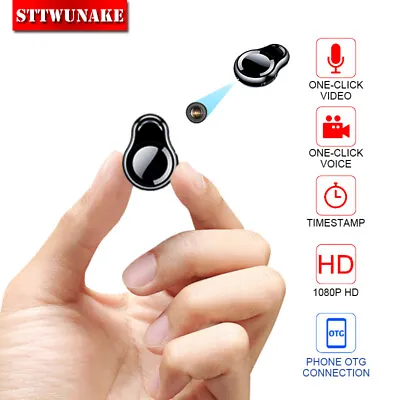 Mini Spy Camera Hidden Bodycam Body Camera Video Recorder Voice Recording Device • $39.60