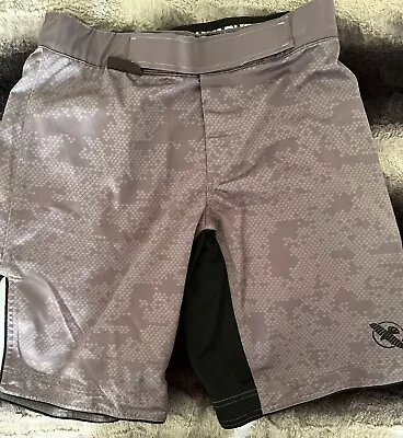 MMA Grappling Fighting Muay Thai Training Shorts Hayabusa Men’s Size Medium • $35