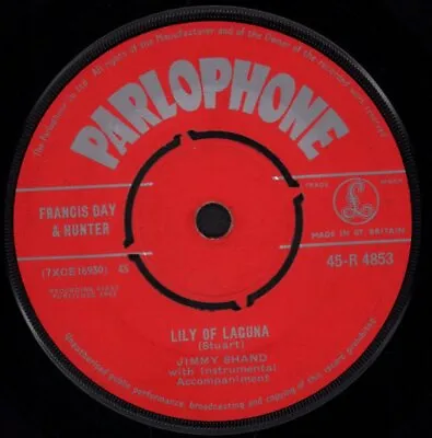 £3.08 • Buy Jimmy Shand Lily Of Laguna 7  Vinyl UK Parlophone 1961 4 Prong Label Design
