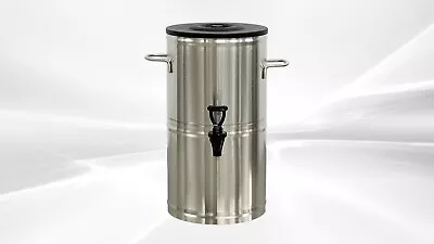 NEW Commercial 6 Gallon Stainless Steel Ice Tea Iced Coffee Drink Dispenser NSF • $75.44