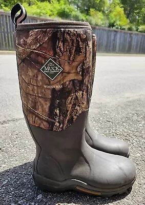 Muck Boot Company Woody Max Tall Boots Men's Size US 12 Hunting Fishing Woodland • $79.98