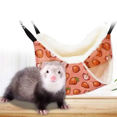 Pet Cage Accessories Rat Bed Hamster House Guinea Pig Hideout Hanging Hammock • $13.84