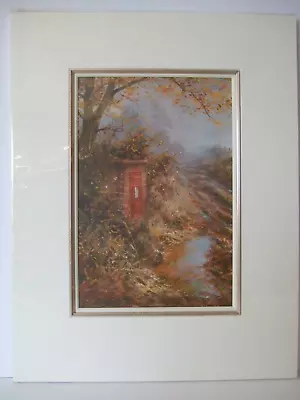 Autumn Lines By David Dipnall Signed Mounted Limited Edition Postbox Print • £40