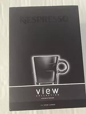 Nespresso View Collection 2 X View Lungo Cup & Saucer • $59.95