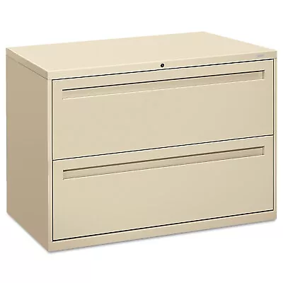 HON 700 Series Two-Drawer Lateral File 42w X 19-1/4d Putty 792LL • $917.54