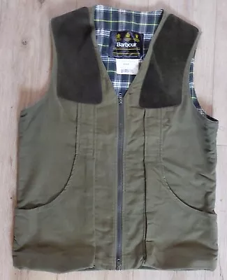 Barbour Moleskin Shooting Waistcoat Gilet Size Medium • $35.36