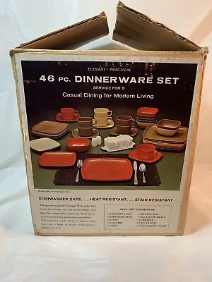 Tranquil Dinnerware Vintage Plastic 46 Pc Set See Description For Details. • $22.50