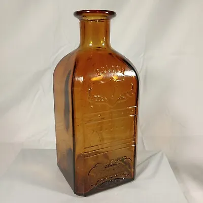 Vintage #3 Jackson Whiskey Scotch Amber Premium Glass Bottle Traditional 1920 V • $25.32