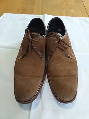 Mens Charles Tyrwhitt Tan Suede Derby Shoes Uk 9f • £25