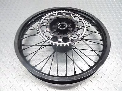 $148.79 • Buy 2005 Kawasaki KX250 KX250F Rear Back Wheel Rim Wobbles 19x1.85 Black Sprocket