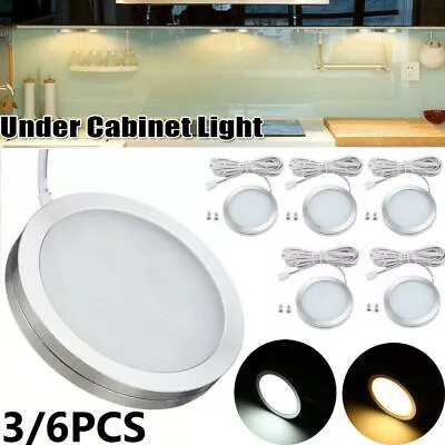 LED Mains Under Cabinet Lights Kitchen Cupboard Counter Display Lamp Plug IN UK • £12.99