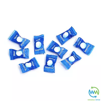 MINT IMPERIALS Blue INDIVIDUAL Wrapped SWEETS Portion MINTS Catering CANDY UK • £7.29