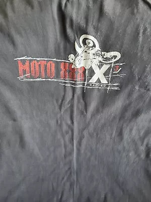 Vintage Moto XXX X3 Motocross T Shirt Black Mens Xl • $10