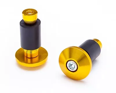 Motorcycle Bar End Weights GOLD For 22mm 7/8 Inch Handlebars Inc. Renthal • $18.64