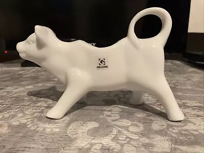 Galzone Denmark White Ceramic Cow Shaped Creamer Milk Jug 150ml  • £8.50