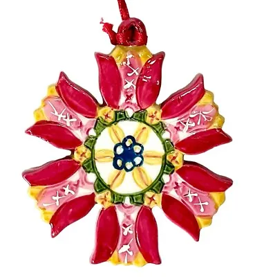 Villeroy & Boch Scandinavian Rosemahl Style Christmas Ornament New 4” • $45.95