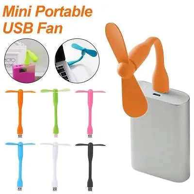 $2.75 • Buy For Xiaomi Portable Flexible USB Mini Fan For Power Flexible Adjustable E5F7