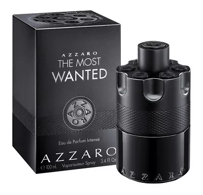 Azzaro The Most Wanted Men 3.4 Oz 100 Ml Eau De Parfum Intense Spray Nib Sealed • $96.78