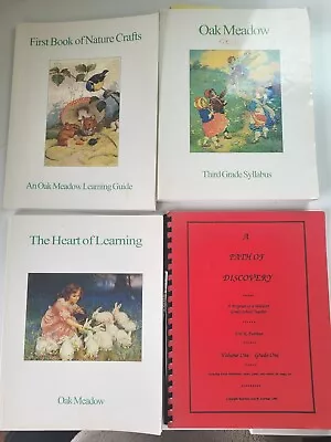 Oak Meadow Coursebook 3rd Grade Syllabus Homeschool Curriculum Lot Of 4 Waldorf • $79.99