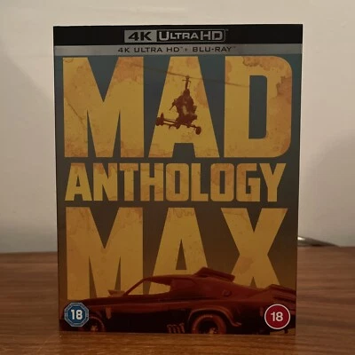 £15 • Buy Mad Max Anthology (4k UHD/Blu-Ray, 2022) - **Case And Slip Cover Only**