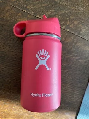 Hydro Flask Wide Mouth Stainless Steel 12 Oz. Bottle With A Straw Lid • $7.50