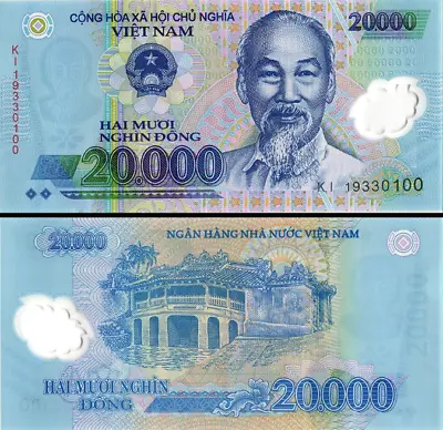 Vietnam Dong 200000 (10 X 20000) USA Seller - Uncirculated - COA • $28.74