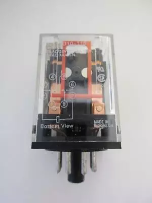 (1X) NTE Or ECG RELAY R02-11D10-110vdc Or RLY1145 DPDT 10 Amp 8-Pin Octal Base • $15.95