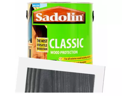 Sadolin Classic Interior & Exterior Woodstain - Anthracite Grey - 5 Litre • £59.99