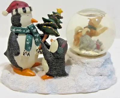 1999 Limited Edition Mummford's Journey Debbie Mumm Huskies Snow Globe In OG Box • $19.95