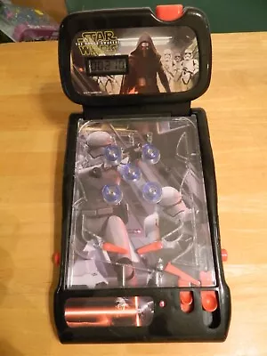 Star Wars The Force Awakens Table Top Pinball Machine Tested & Works • $19.95