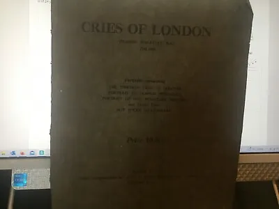 £150 • Buy Cries Of London By Francis Wheatley Portfolio Of 13 Cries In Colour Plus 3 Other
