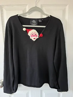 Michael Simon Christmas Santa Sweater Womens XL • $35