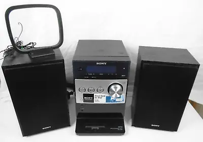 Sony CMT-FX300i CD Micro HiFi Component System MP3 IPod Dock CD Tuner • £39.99