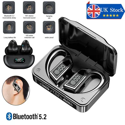 £12.99 • Buy 2023 Wireless Bluetooth Headphones Earphones Earbuds Ear-hook For IPhone Samsung