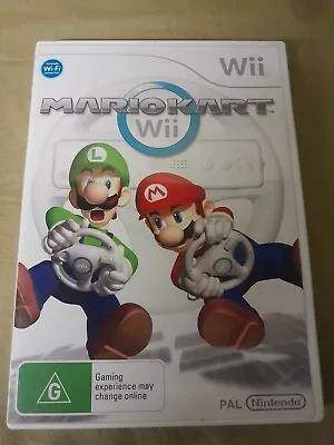 Mario Kart Wii Nintendo Wii Game PAL W/ Manual. • $15.50