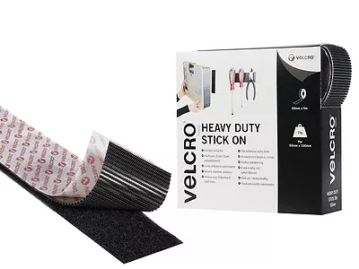 Genuine VELCRO® Self Adhesive Sticky Back Hook & Loop Fastener Tape 20mm X 1m • £4.99