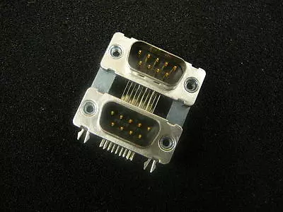 FOXCONN DM10153-70 D-Sub Connector STACKED 9-Contact Male-Male **NEW**  • $3.99