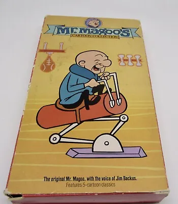 Mr. Magoo's Cartoon Collection #4  Beatnik Magoo  1988 VHS 30 Mins. Jim Backus • $1.99