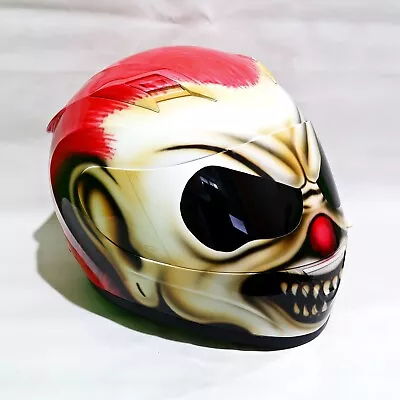 New Arrival Airbrush Helmet Joker Face Smile Red Hair (dot & Ece Certified) • $280