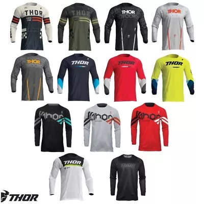 2024 Thor Pulse Men MX Motocross Offroad ATV Riding Jersey - Pick Size & Color • $28.50