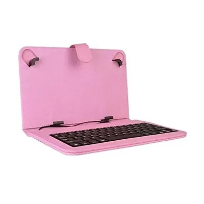 Digital2 9  Micro USB Keyboard Case For Android Tablets W/ Keyboard - Pink • $11.99