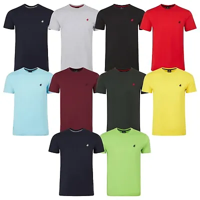Mens Pacific Polo Club TShirt 100% Cotton Premium Heavy Short Sleeve Solid Color • $10.79