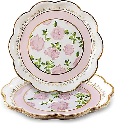 Kate Aspen Vintage Floral Tea Party 9 In. Premium Decorative Paper Plates | Part • $28.44