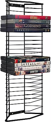 Wall Mount CD Display Organizer Holds 28DVD Media Game Storage Rack Holder Stand • $22.46