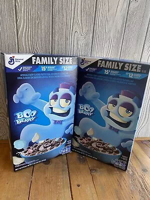 General Mills Monster Cereal Lot Of 2 Boo Berry Cereal 2023 • $16