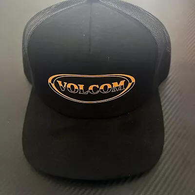 Volcom Ovalton Cheese Trucker Hat - Black -  • $10.99